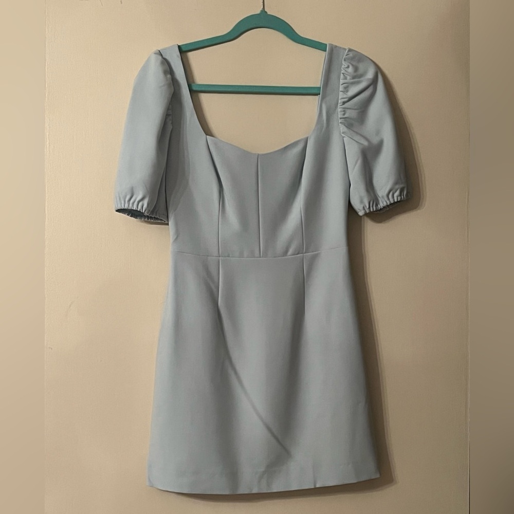 FRENCH CONNECTION BERINA PUFF SLEEVE DRESS - Picture 3 of 6